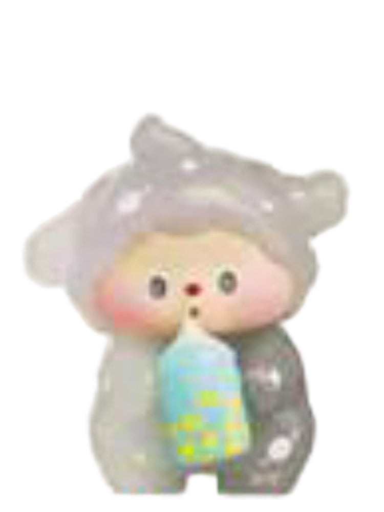 Luludog Galaxy Drift pop bean mini figure from the Baby Fete series