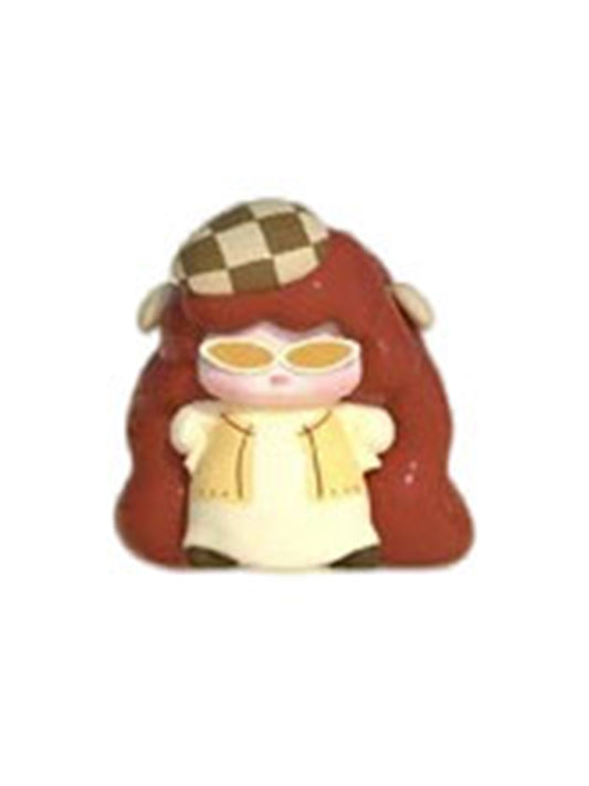 Big Floral Socks, Jue Girl 3.0 Let's Street Juejue Mini Bean collectible figure