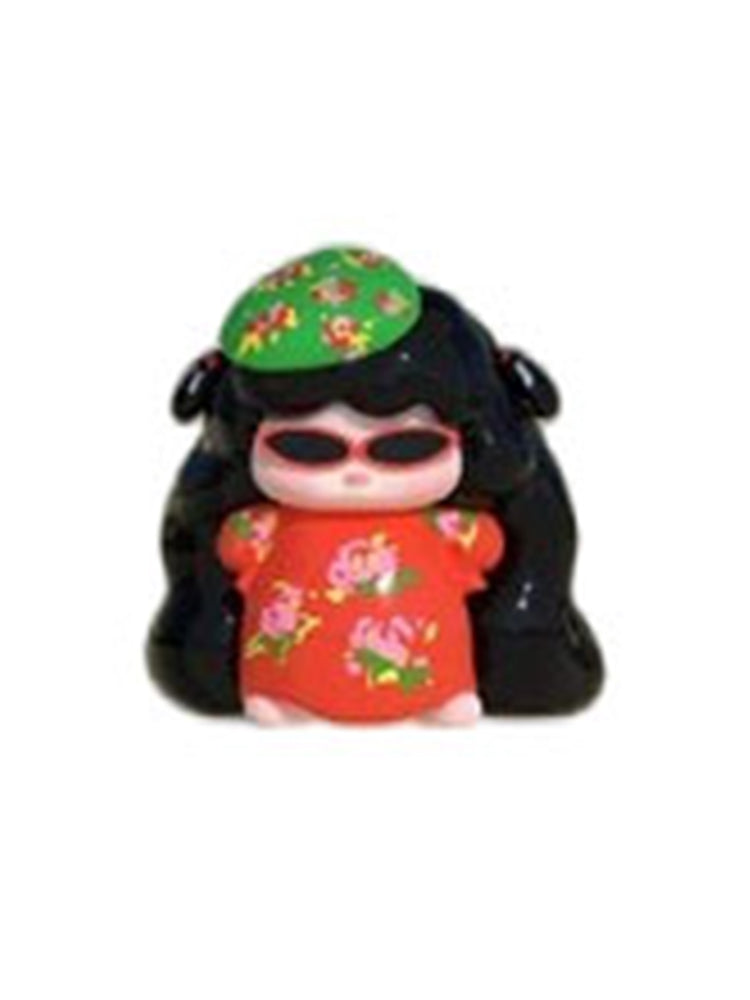 Big Floral Socks Special, Jue Girl 3.0 Let's Street Juejue Mini Bean collectible figure