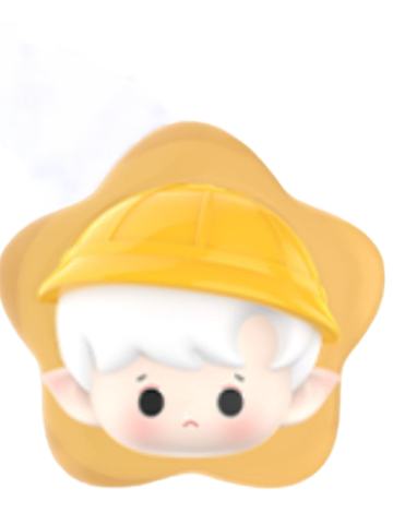Hacipupu_Lucky_Star_orange_2023_popbean_pop_bean_popmart