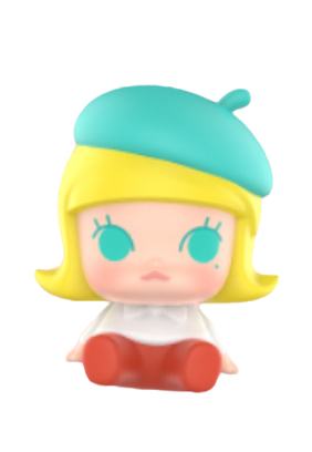 Molly_Classic_Sitting_painter_2023_popbean_pop_bean_popmart