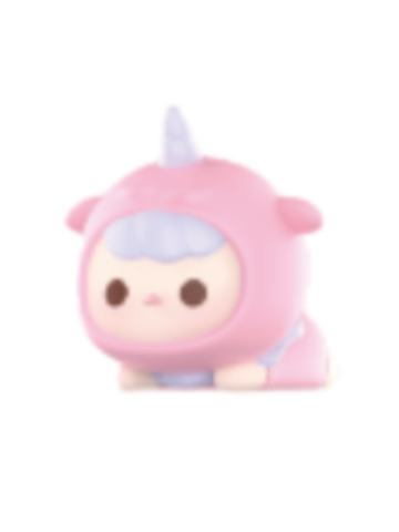 Pucky Cherry Blossom Sakura Laying Down Unicorn