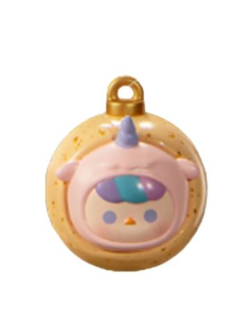 Pucky_Christmas_Ornament_yellow_2023_popbean_pop_bean_popmart