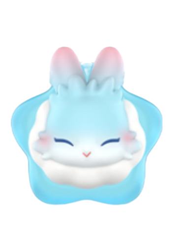 Raby_Lucky_Star_light_sea_blue_2023_popbean_pop_bean_popmart