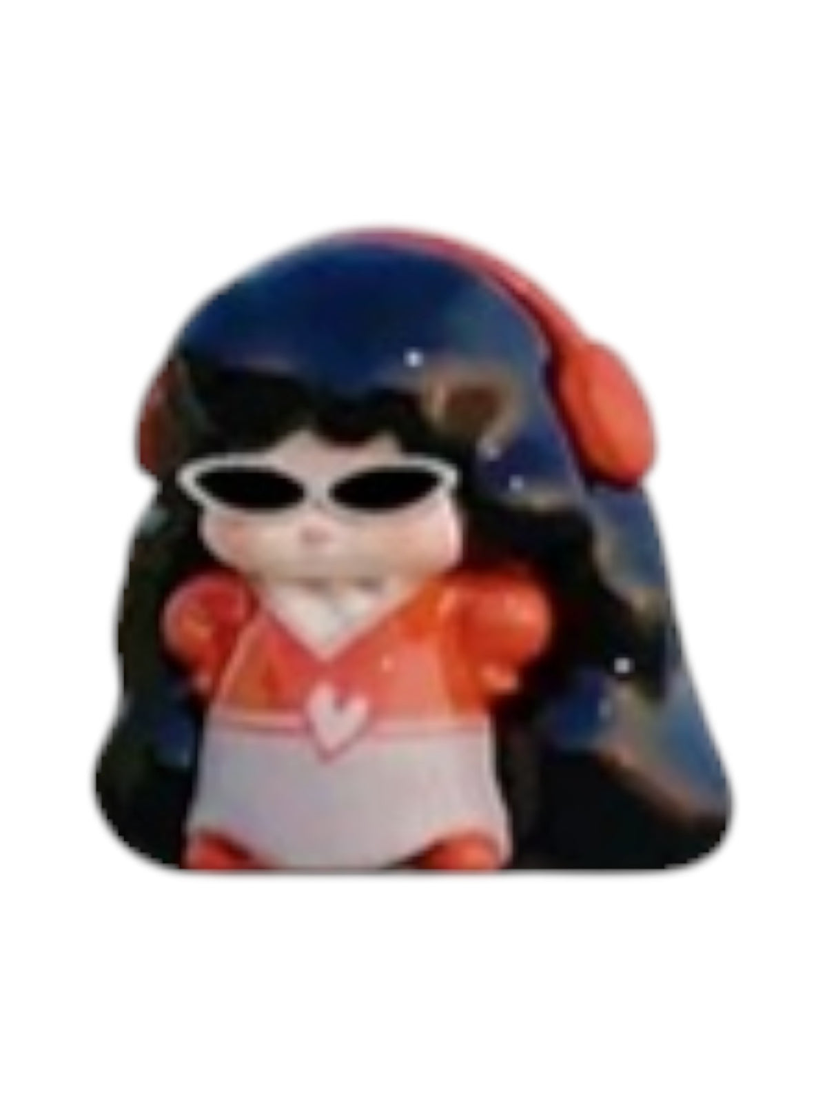 Red Heart, Jue Girl 1.0 Take a Holiday Juejue Mini Bean collectible figure