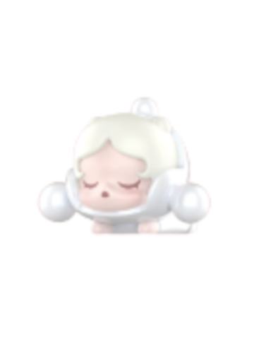 Skullpanda Cherry Blossom Sakura Laying Down White