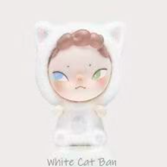 White_Cat_Ban_sooya_popbean_bean_pop_bean