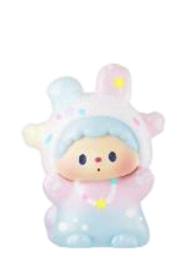Luludog Treasure Bunny pop bean mini figure from the Mini Monster Brawl series
