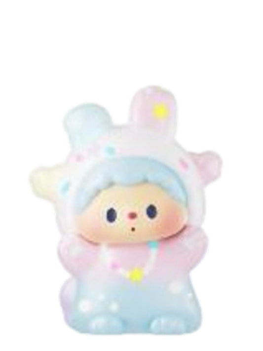 Luludog Treasure Bunny pop bean mini figure from the Mini Monster Brawl series