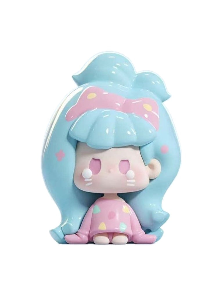 Nunu Cyber Girl mini bean figure from the Nunu V2 Remix series