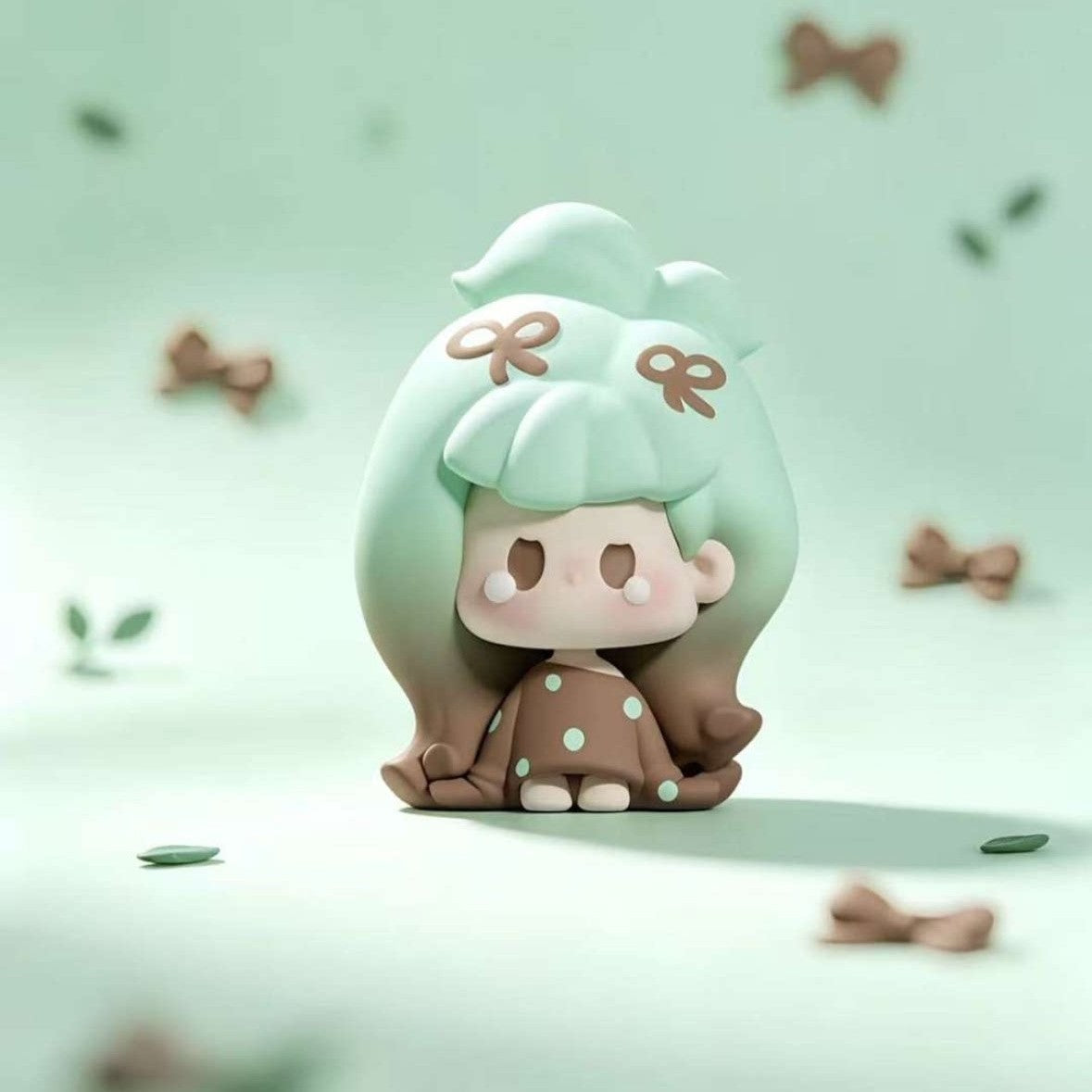 Nunu Mint Choco mini bean, Nunu V2 Remix series official scene