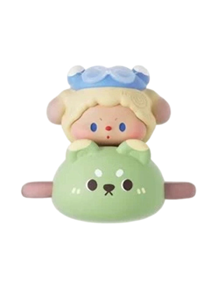 Luludog Forest Train pop bean mini figure from the Lulu Is Here series