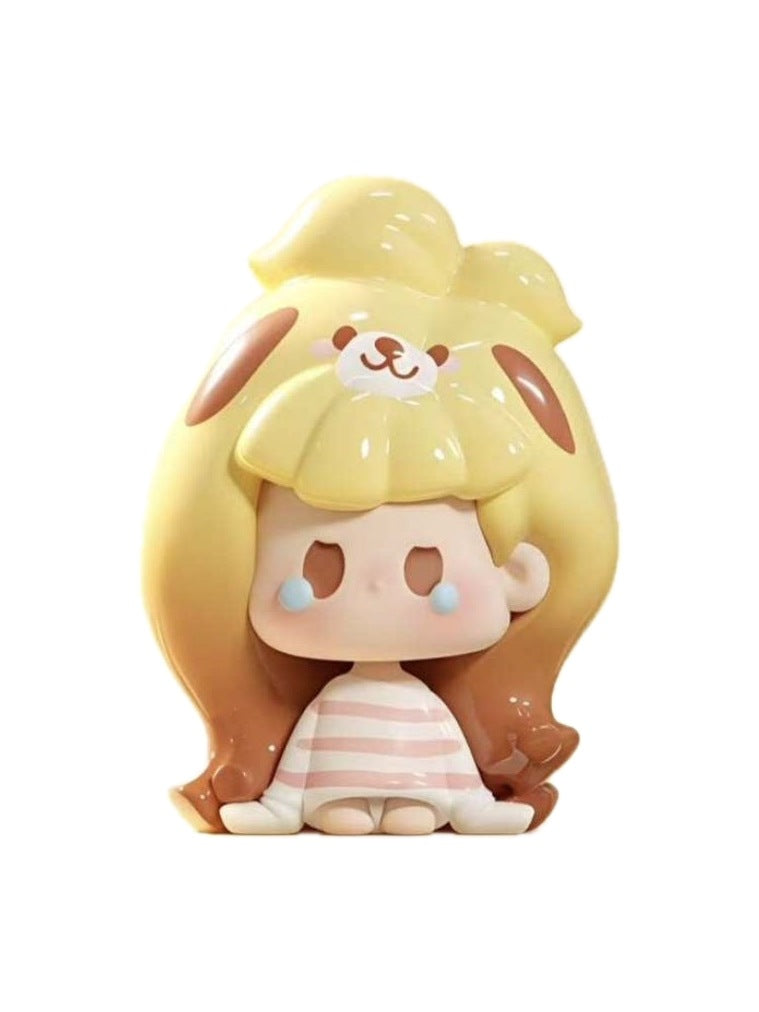Nunu Pudding Puppy mini bean figure from the Nunu V2 Remix series
