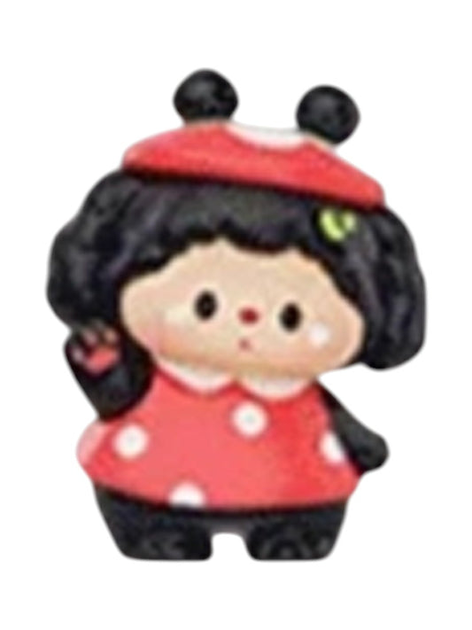 Luludog Seven-spot Ladybird SR pop bean mini figure from the Ranch Story series