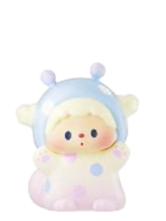 Luludog Space Baby pop bean mini figure from the Mini Monster Brawl series
