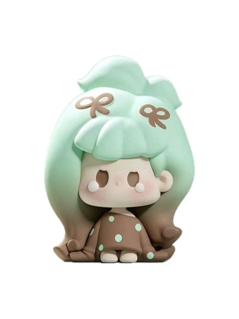 Nunu Mint Choco mini bean figure from the Nunu V2 Remix series