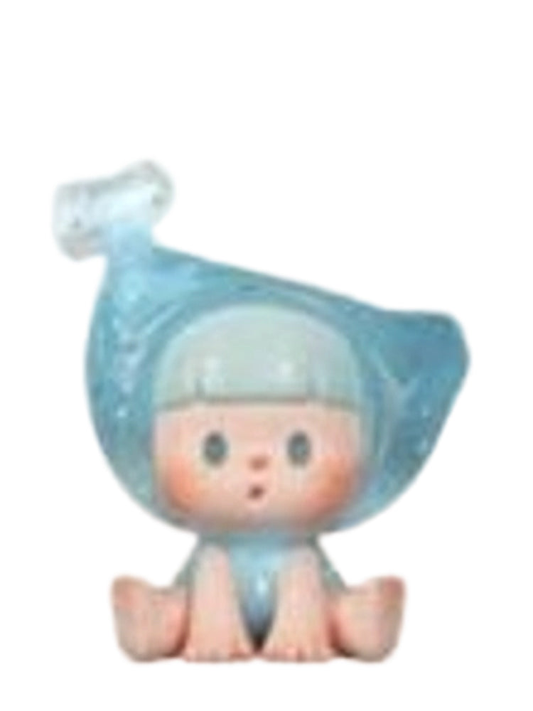 Snowy Day Big Secret, Buer Banana Little Cutie Mini Bean collectible figure