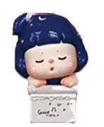 Good Night Big Secret, Buer Little Moment Mini Bean collectible figure