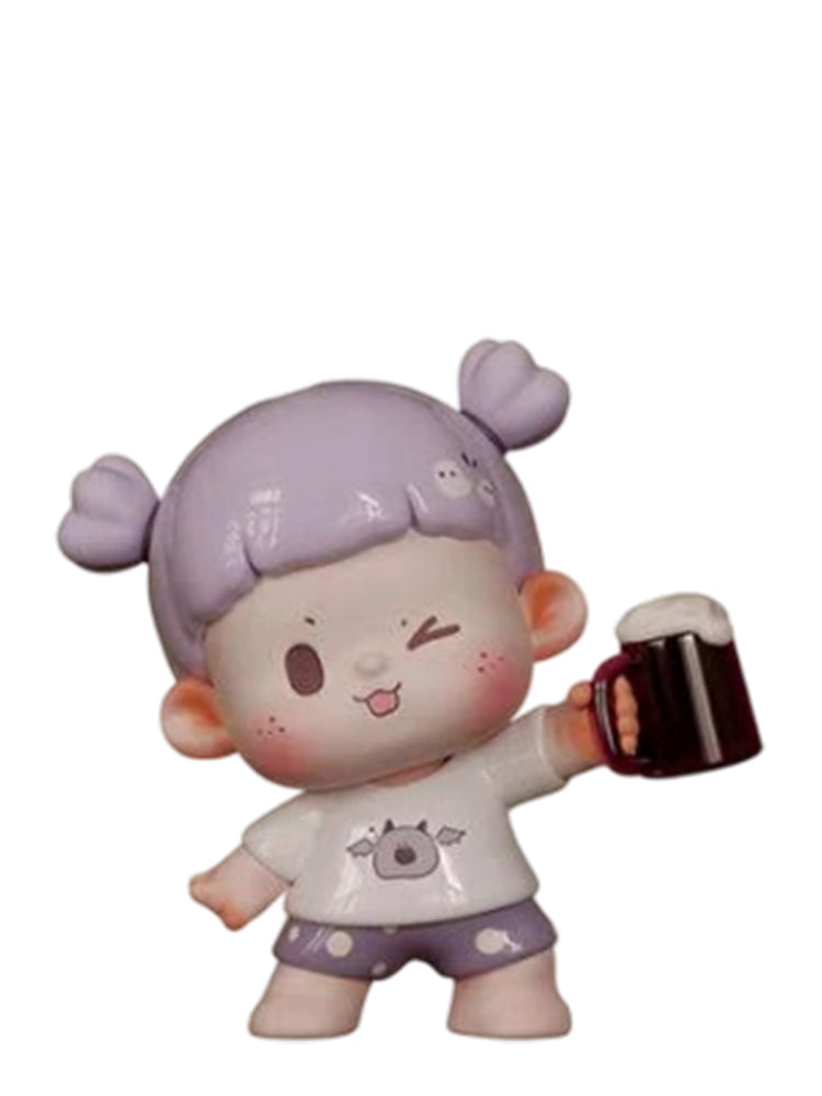 Happy Soda, Buer Shake Person Mini Bean collectible figure