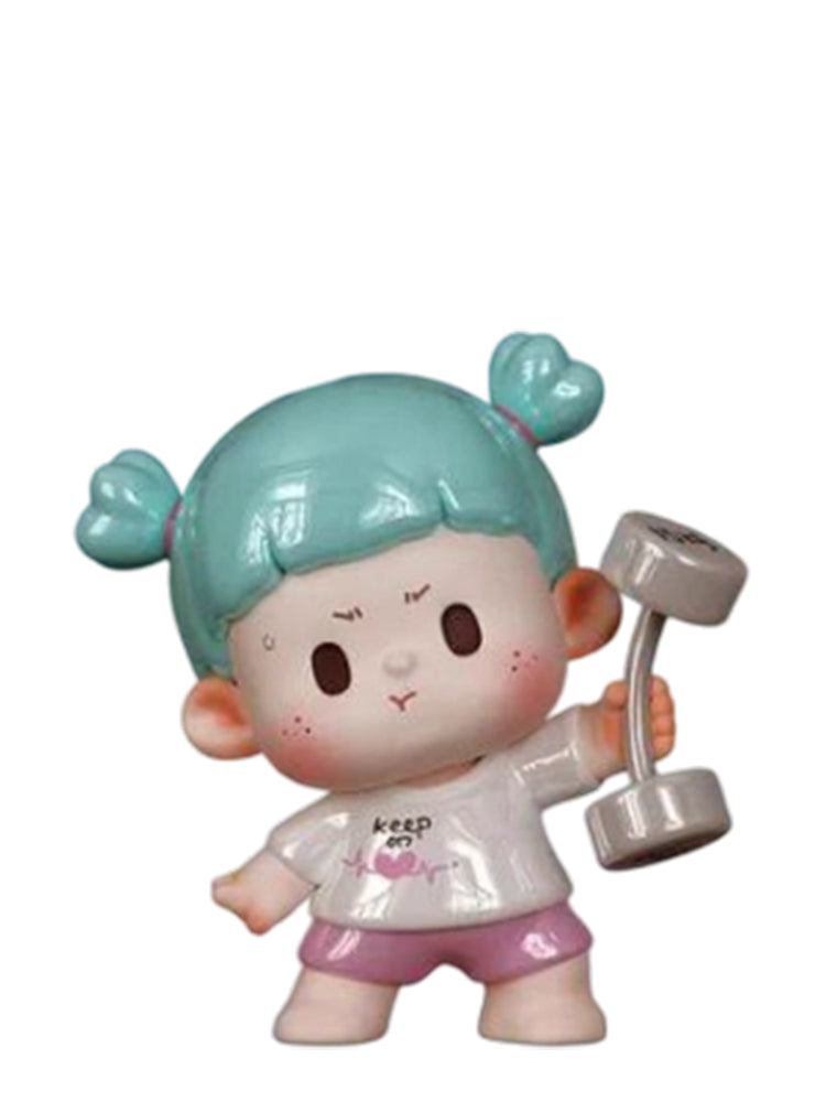 Shaking Iron Small Secret, Buer Shake Person Mini Bean collectible figure