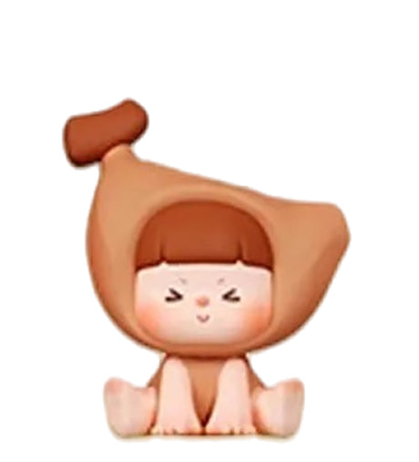 Milk Tea, Buer Hi Friends Banana Mini Bean collectible figure