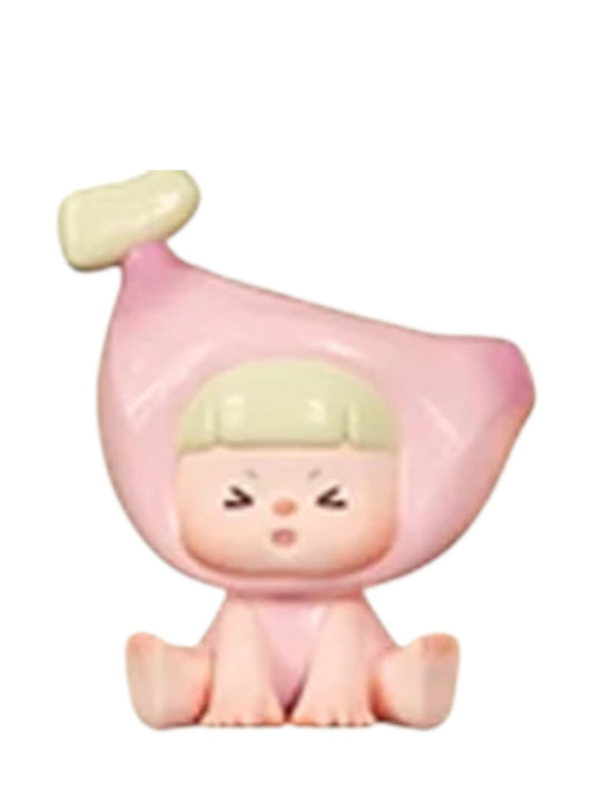 Sweet Peach Open Mouth, Buer Hi Friends Banana Mini Bean collectible figure