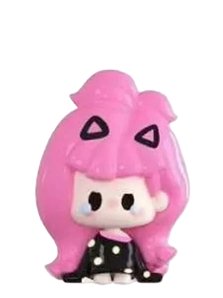 Nunu Grumpy Black Cat mini bean figure from the Nunu Outfit Of The Day series