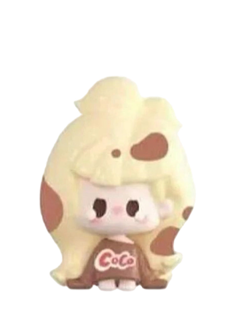 Nunu Cocoa Milk mini bean figure from the Nunu Outfit Of The Day series