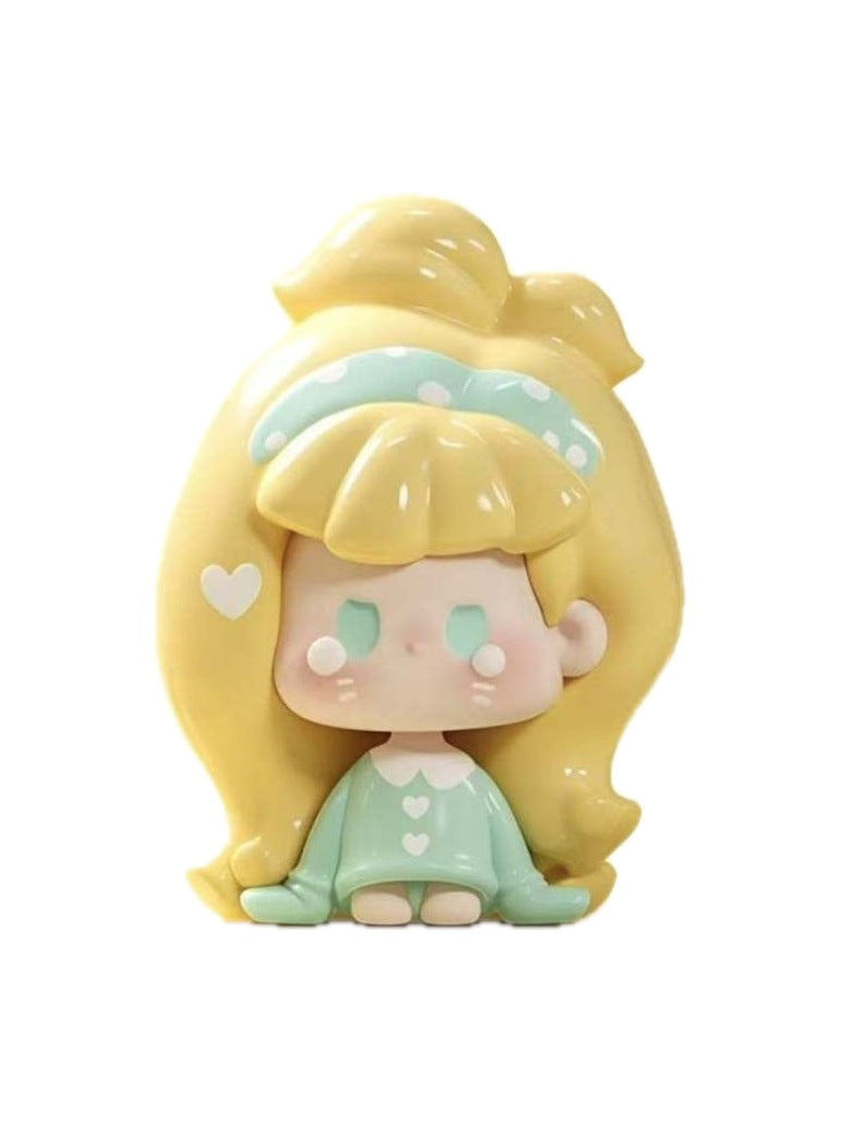 Nunu Lime Bubble mini bean figure from the Nunu V2 Remix series