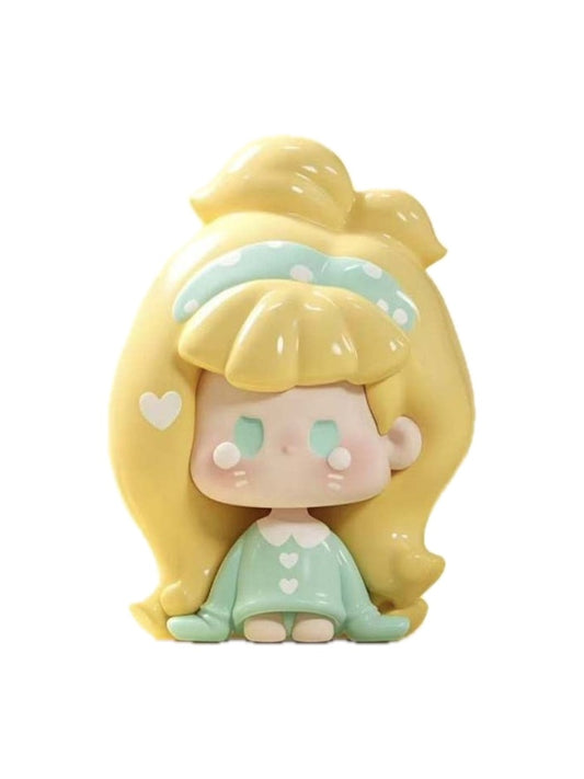Nunu Lime Bubble mini bean figure from the Nunu V2 Remix series