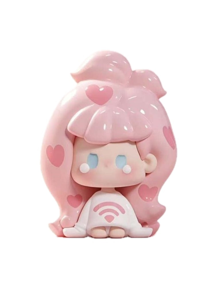 Nunu Heart Signal mini bean figure from the Nunu V2 Remix series