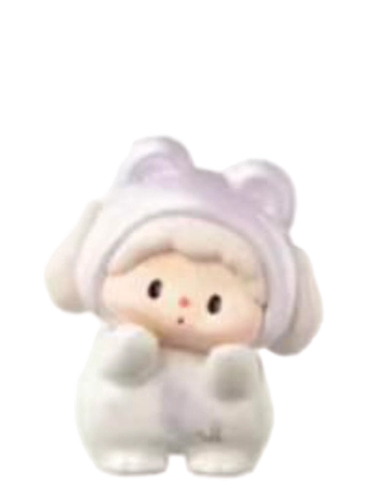 Luludog Violet pop bean mini figure from the Bear Party V2 Spring Picnic series