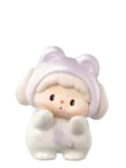 Luludog Violet pop bean mini figure from the Bear Party V2 Spring Picnic series