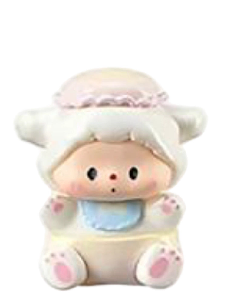Luludog Bichon Frise pop bean mini figure from the Baby Diary series