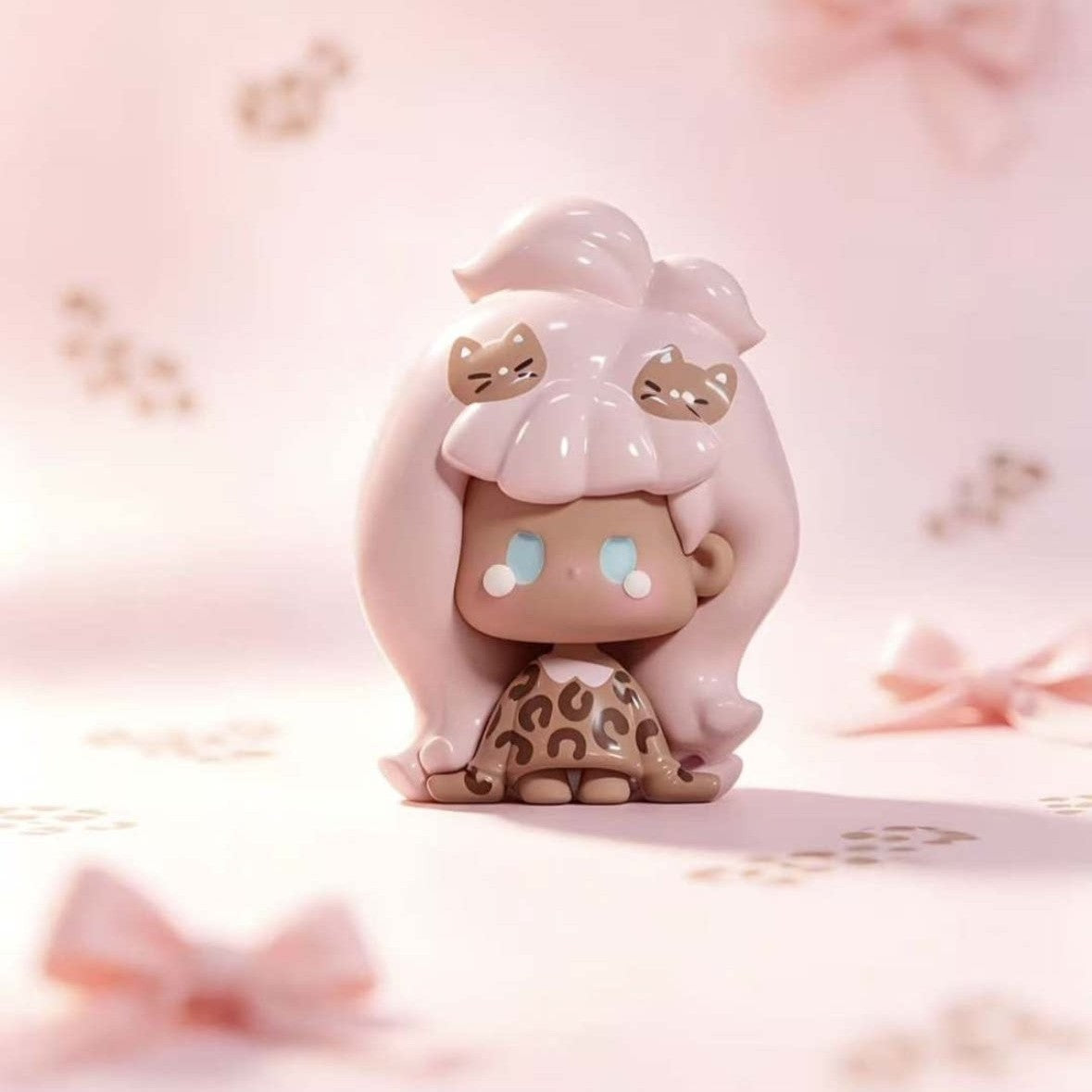 Nunu Pinky Leopard mini bean, Nunu V2 Remix series official scene