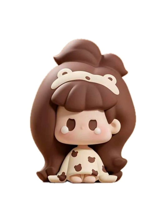 Nunu Choco Bear mini bean figure from the Nunu V2 Remix series