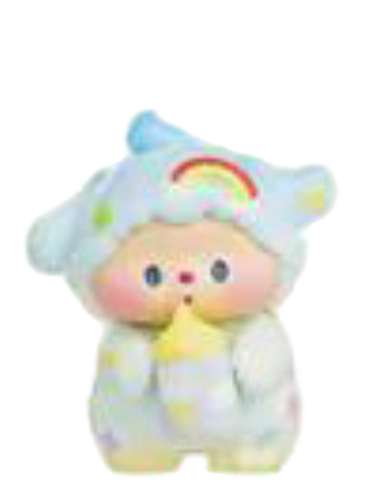 Luludog Rainbow Sky pop bean mini figure from the Baby Fete series