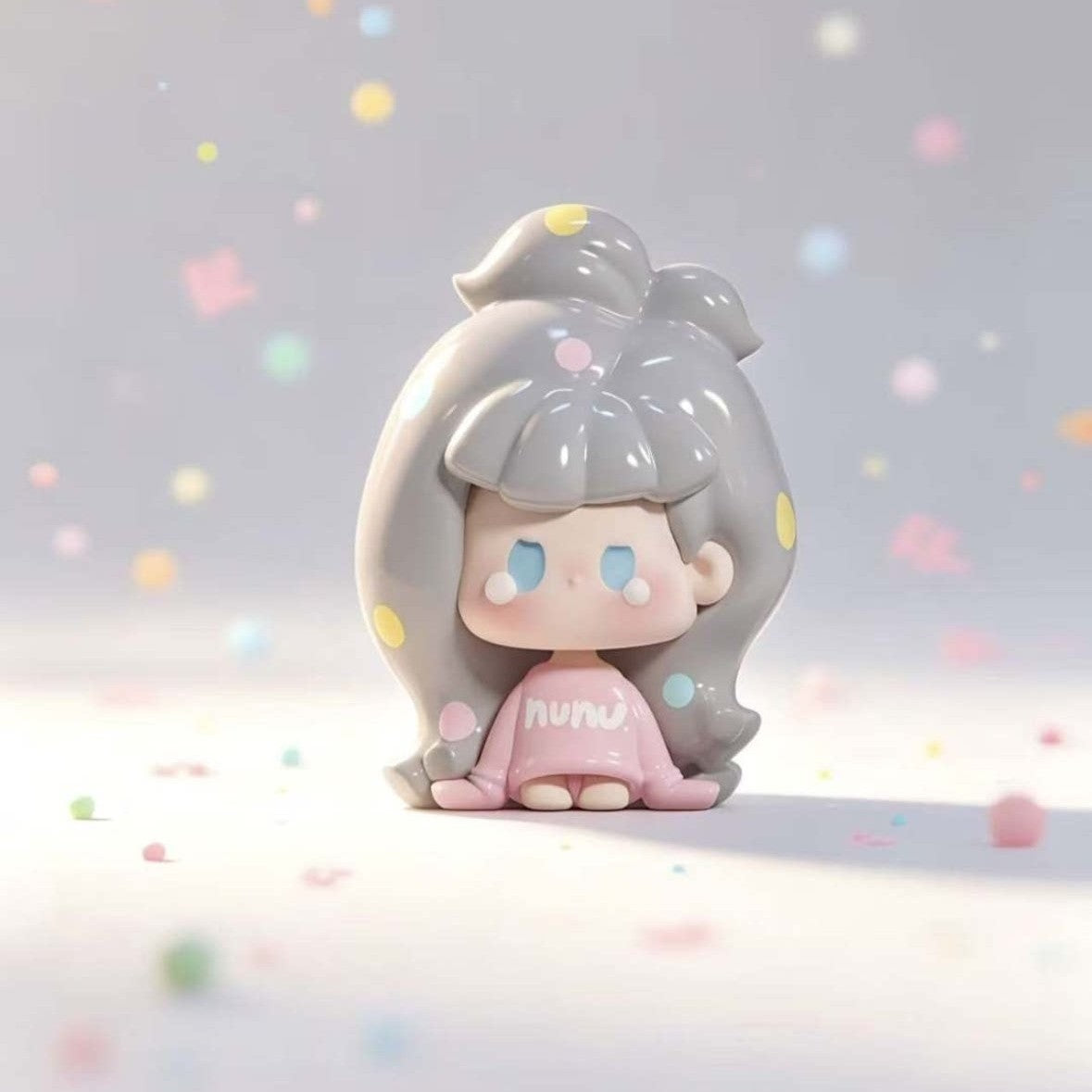 Nunu Sugar Paper Sweet Dreams mini bean, Nunu V2 Remix series official scene