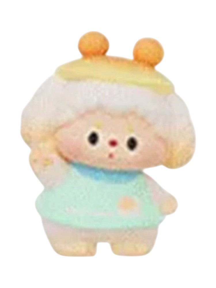 Luludog Snail pop bean mini figure from the Ranch Story series