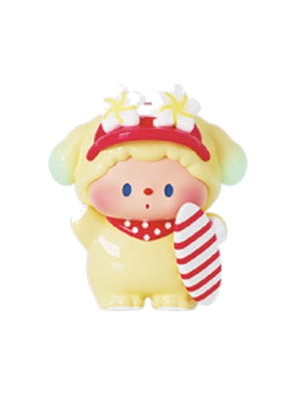 Luludog Basking in Sunshine pop bean mini figure from the Summer Journal series