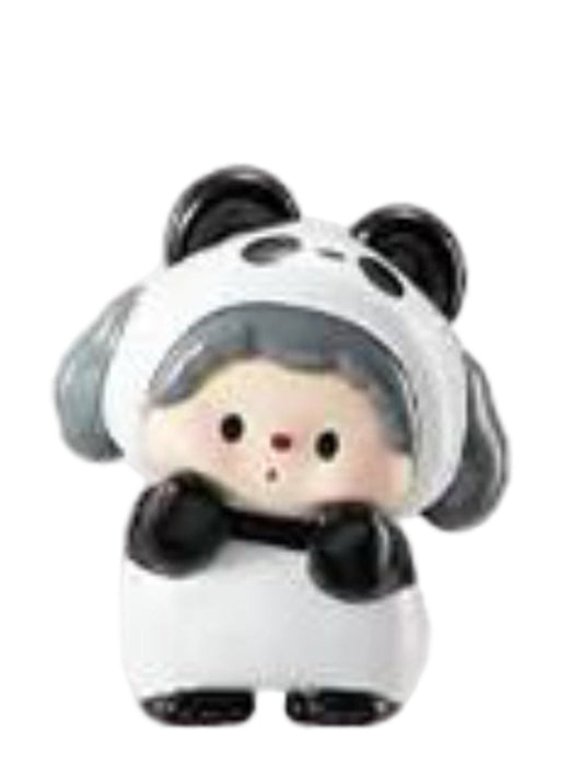 Luludog Naughty Panda Small Secret pop bean mini figure from the Bear Party V1 series