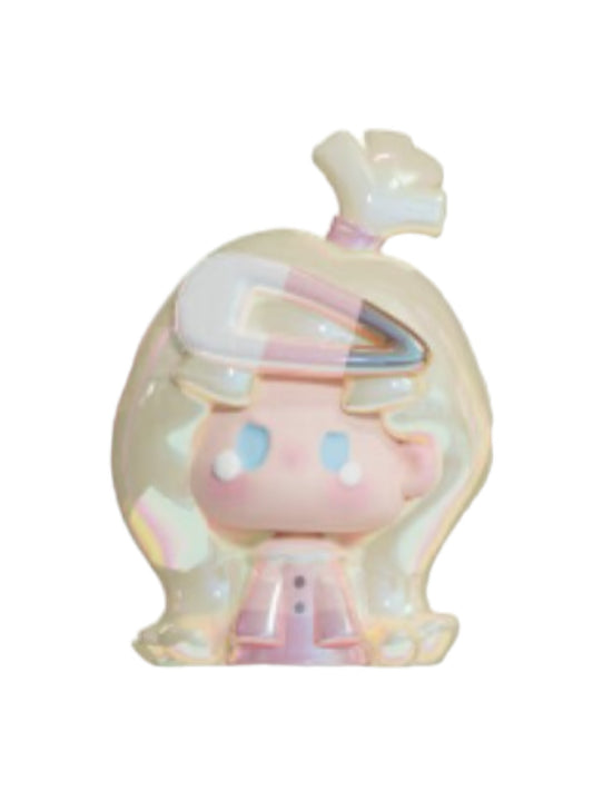 Nunu Tricolor Ice Cream Special mini bean figure from the Nunu V3 Mini Hair Clip series