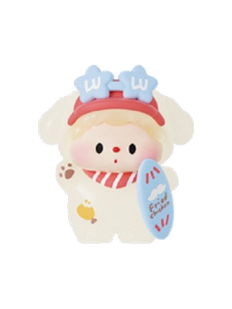 Luludog Fried Chicken Shop pop bean mini figure from the Summer Journal series