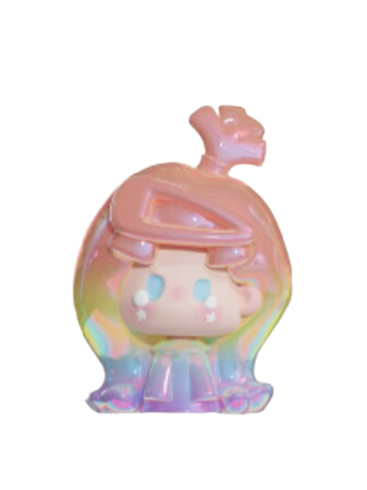 Nunu Rainbow Gum Big Secret mini bean figure from the Nunu V3 Mini Hair Clip series