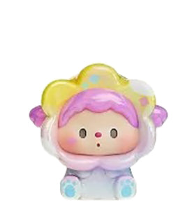 Luludog Rainbow Dewdrop Big Secret pop bean mini figure from the Wonder Seed Shop series