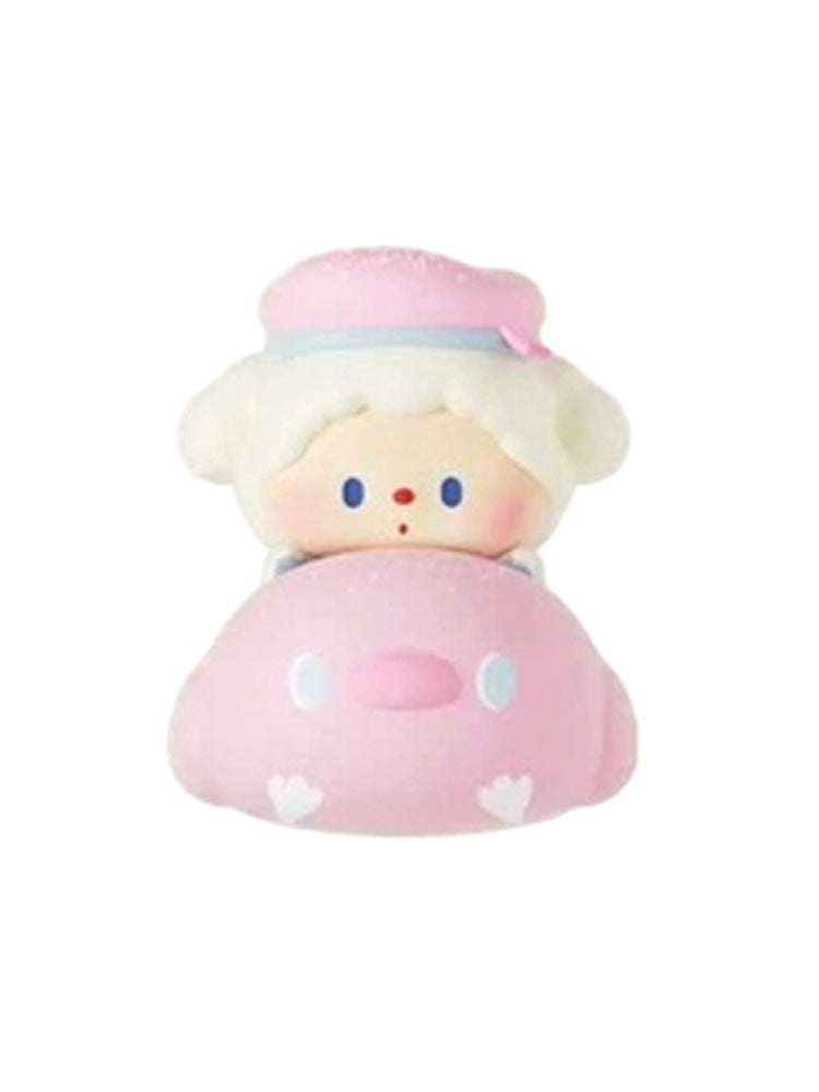 Luludog Snow Train pop bean mini figure from the Lulu Is Here series