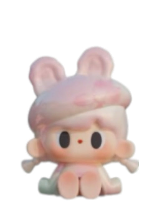 Lotus Rising from Water, Tutubear Feng Ya Song Mini Bean collectible figure