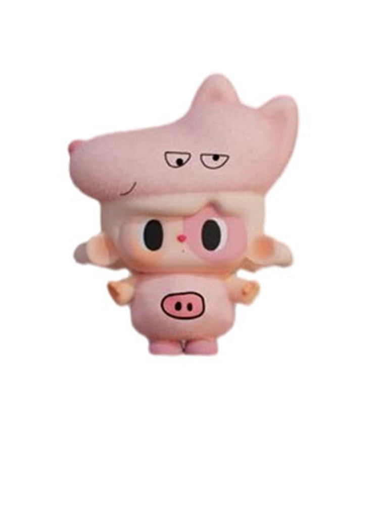 Clumsy Failing Wolf, Tutubear Werewolf Mini Bean collectible figure